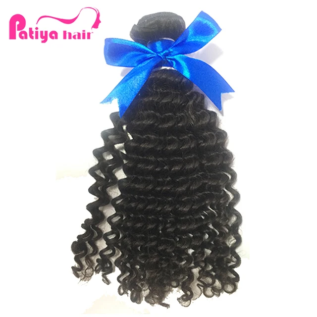 

Unprocessed Brazilian Deep Curly Virgin Cuticle Aligned Human Hair Bundles Wholesale, Natural color black 1b