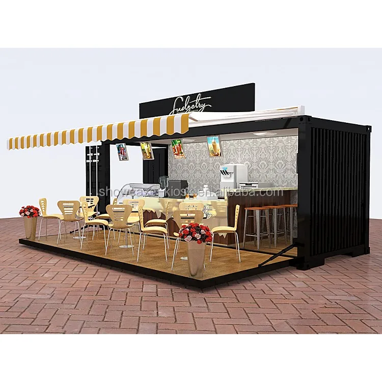 Fashionable 20ft Fordable Shipping Ice Cream Container Store Buy