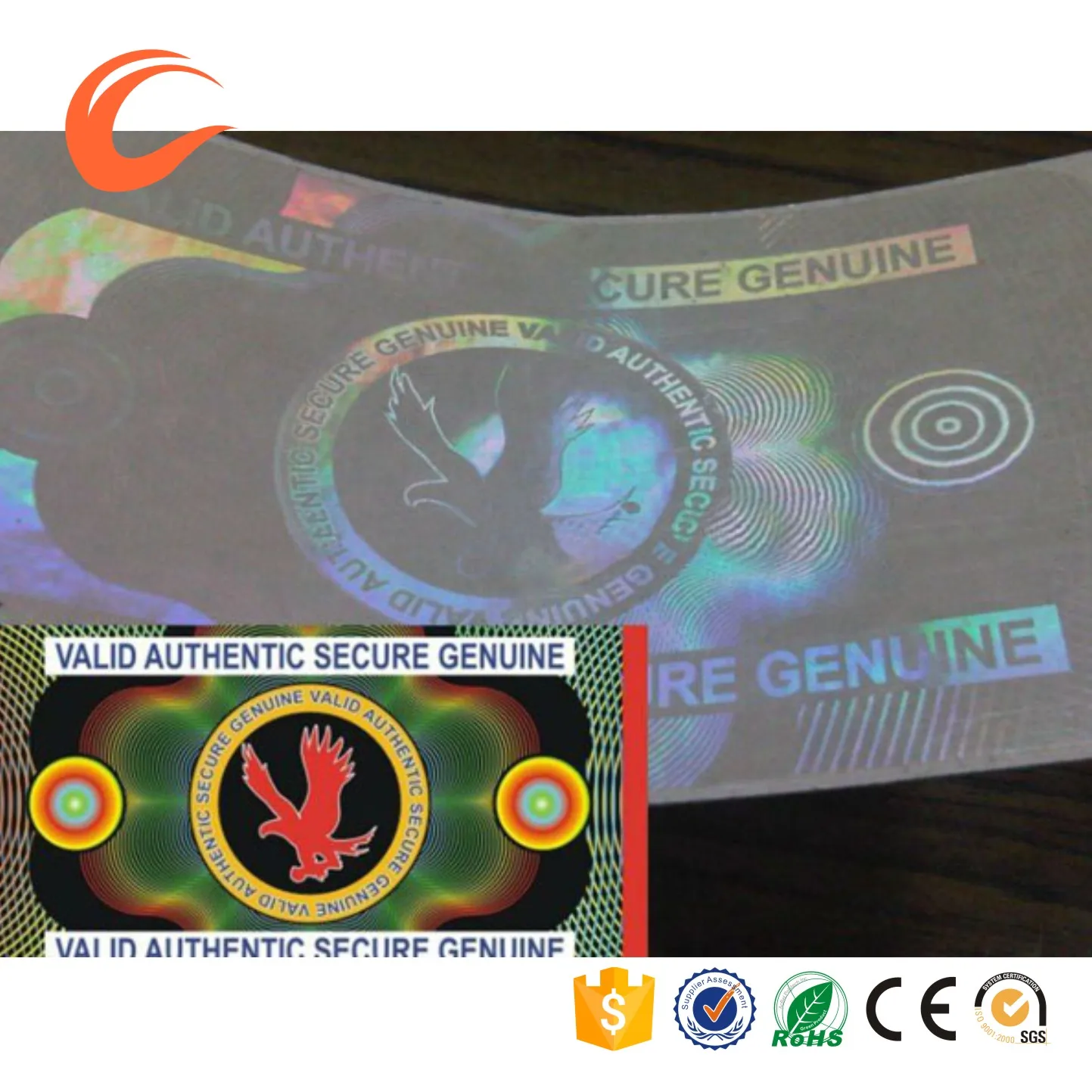 new arrive Customized PVC/ID Card standard custom id card hologram overlay