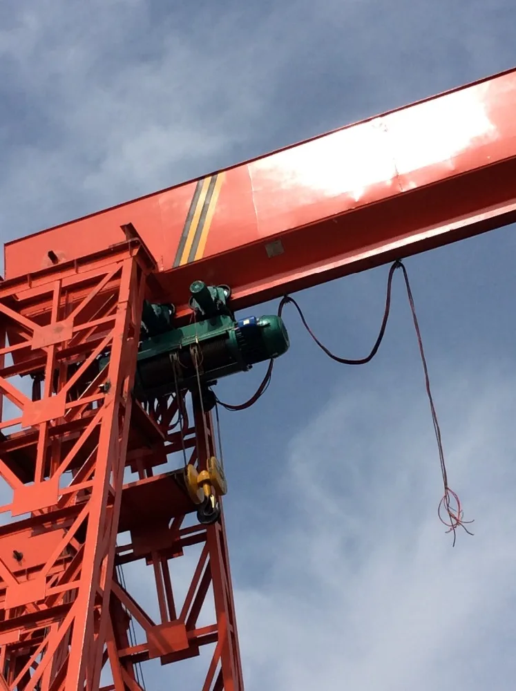 
Outside electric hoist single girder gantry crane 