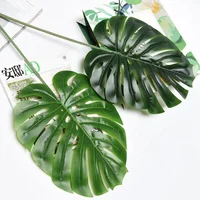 

V-3225 High Quality Silk Artificial Plants Leaves Palm Artificial Monstera Leaf For Decoration