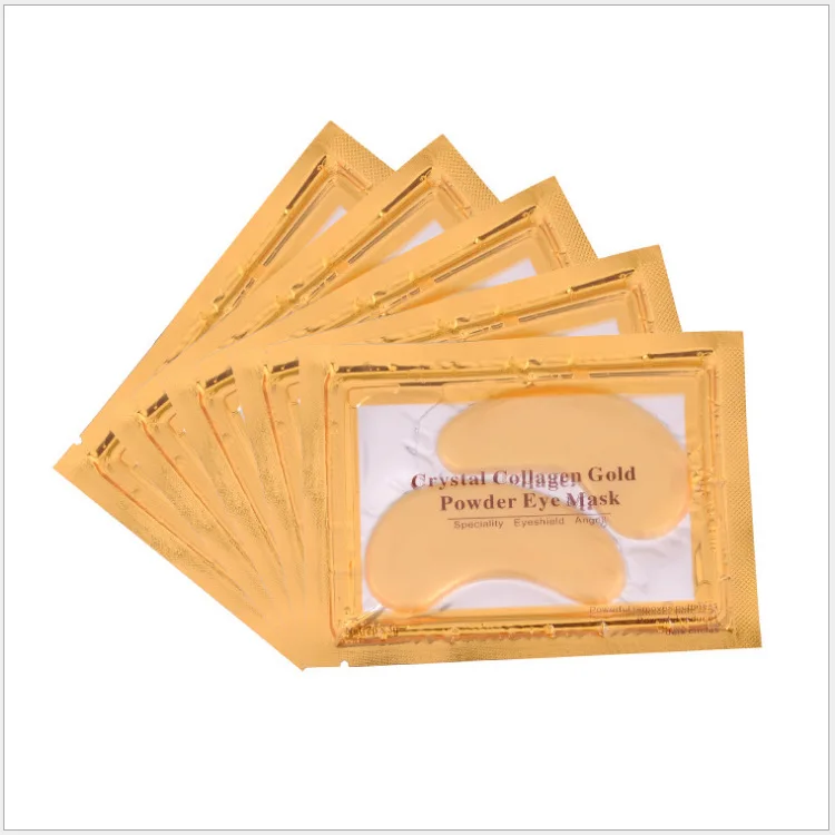 

Freeshipping Crystal Collagen Eye Mask Gold Powder Eye Mask