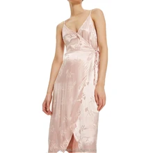 Spaghetti Strap Silk Dress
