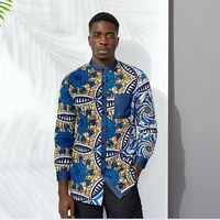 

Wholesale mens cotton t shirt african mens clothing print short sleeve shirt