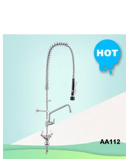 Lengthened Mop Pool Waterfall pull out kitchen Vintage Copper Faucet.jpg