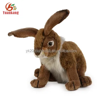 lifelike stuffed bunny