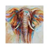 Black or White Background Colorful Elephant Head Home Decor Pictures for Office Decor Abstract Poster Print Drop Shipping