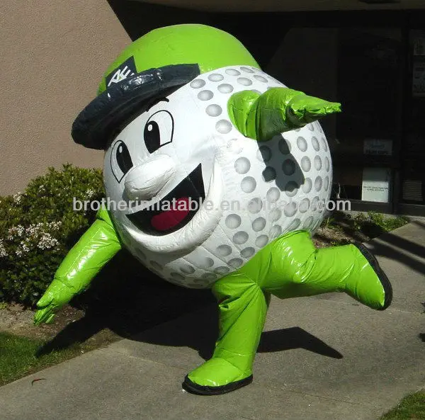 Golf Course Promotion Mascot Costume Golf Ball Buy Inflatable Mascot