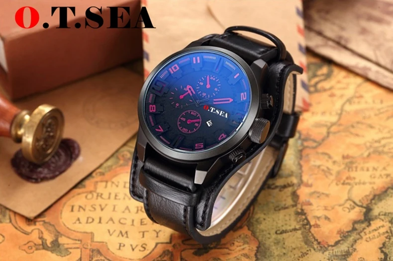 Wholesale O.T.SEA Brand Analog sports watches men Fashion Creative