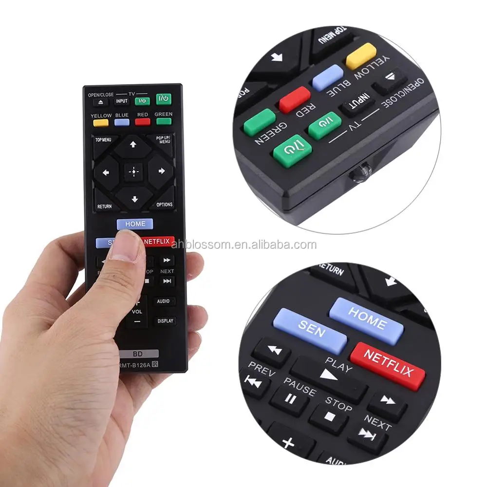 Tv Remote Control For Sony Tv Rmt-b126a Bdp-bx120/320/520 S2200 Blu-ray