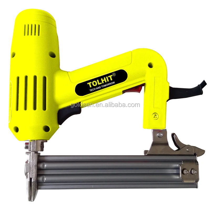 220v 1500w Low Noise Handheld Cordless Power Brad Staple Nails Nail Gun