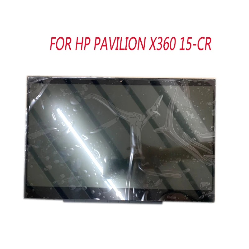 

15.6 inch lcd screen for HP Pavilion x360 15-cr 15 cr lcd screen + touch glass digitizer + bezel HD 1366*768