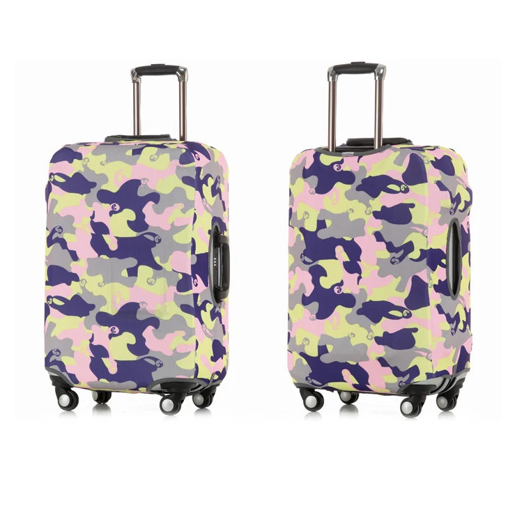 Elastic Spandex Protective Travel Bag Luggage Cover,Sublimation Floral ...