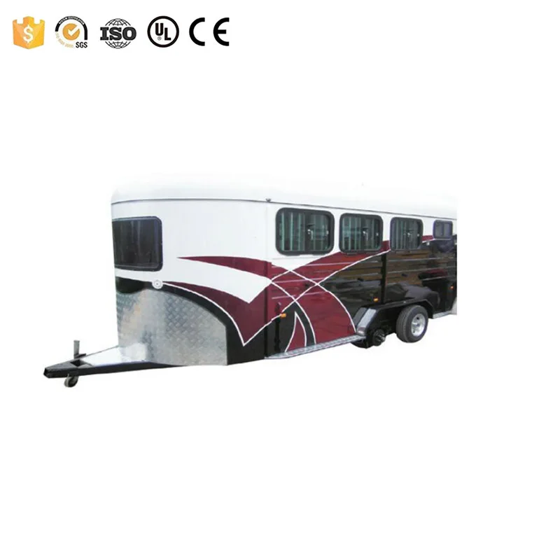 

fiberglass horse trailer with living quarters for sale, Customised