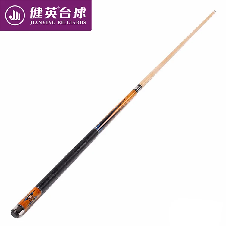 

Jianying Standard Taco De Billar Maple Wooden Snooker Billiard pool table cue stick