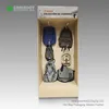 Easy to assemble corrugated paper material hook display rack customized printing corrugated hook display for sport backspack
