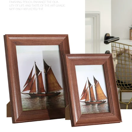 Wooden combination picture photo frame sets for study/bedroom /living room decoration