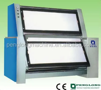 
manufacture tubular cloth textile double face fabric inspection machine with double face 