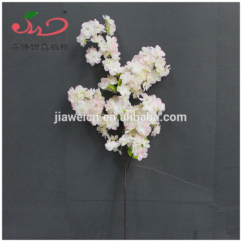 Factory Sale Beautiful Plastic Plant Artificial Cherry Blossom Flower