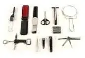12 Piece Travel Grooming Kit - Mirror Razor Clippers Manicure Pedicure Set12 Piece Travel Grooming Kit - Mirror Razor Clippers Manicure Pedicure Set