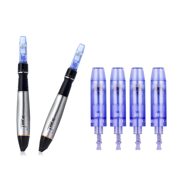 

Permanent Makeup Dr. Pen Micro Needling Pen PMU Device For Beauty Makeup Eyebrows Tattoo, Black & sliver