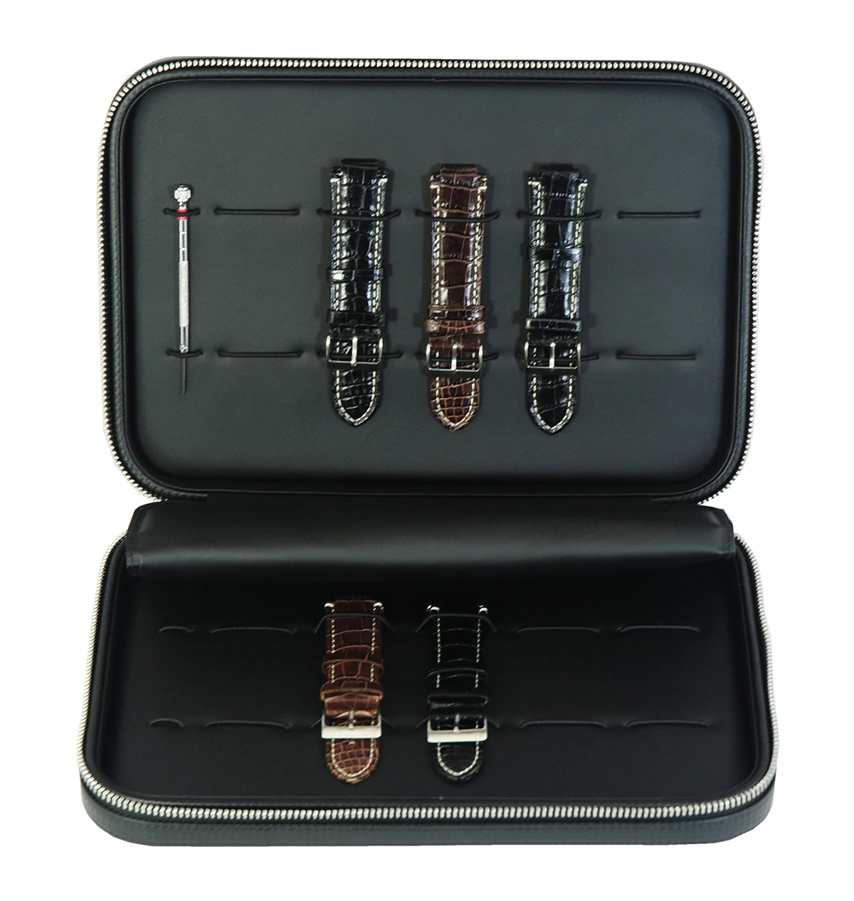 Elegant Affordable Watch Strap Display Case Black Carbon Fiber - Buy