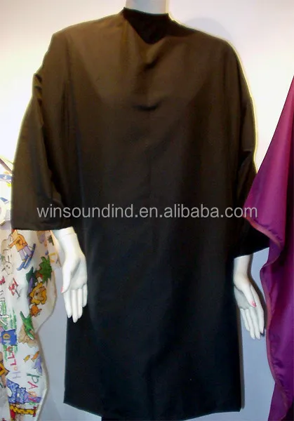 
AZO FREE Hairdressing Black Nylon Smock Wrap 