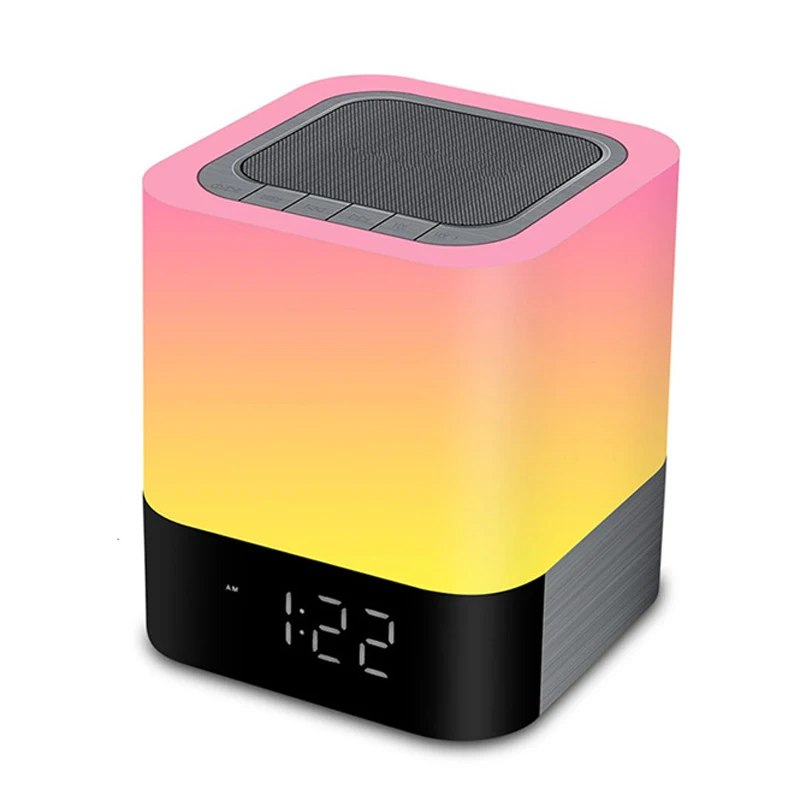 Night Lights Alarm Clock wireless Speaker| Alibaba.com