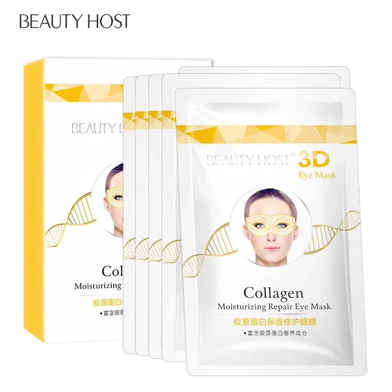 

Popular OEM Private Label 3D Collagen Nourishing Repair Eye Mask Remove eye circle
