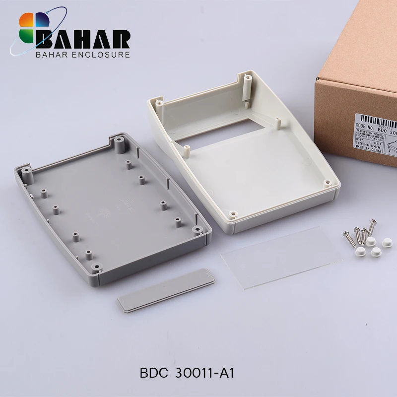 Desk-top electronic enclosure with window 108*152*52 control box from Bahar