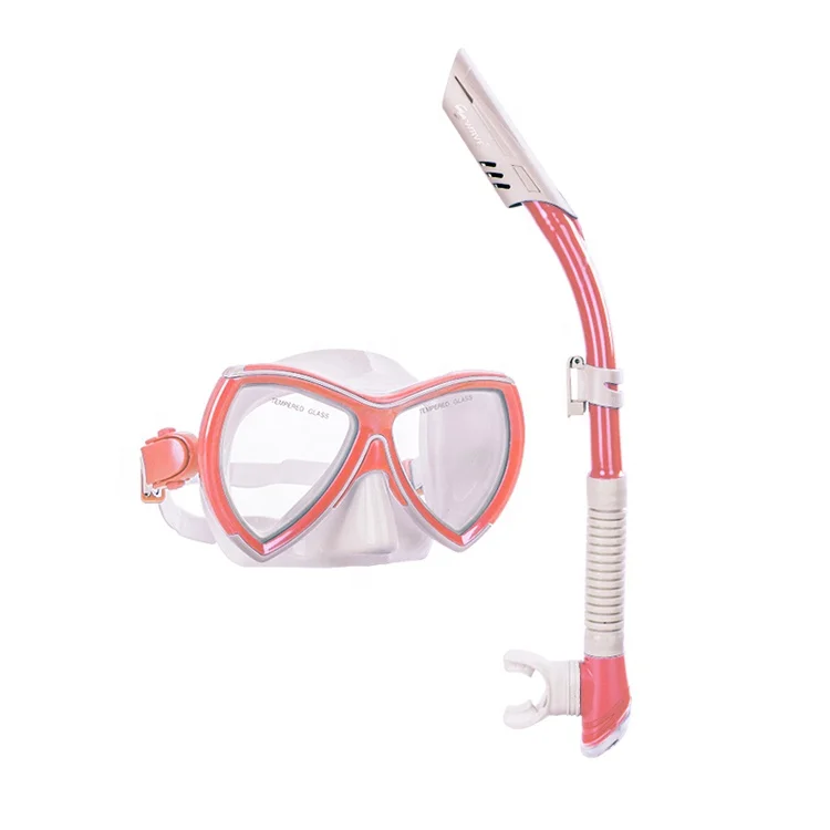 

Wholesale Snorkel Mask Gear Water Sports Scuba Snorkeling Swimming Diving Equipment Snorkel Mask Set, Customized