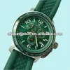 silicone band chronograph watch