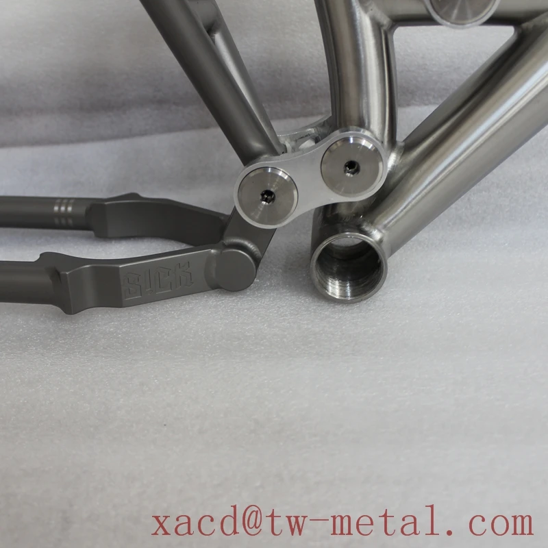 Custom Titanium Full Suspension Bicycle Frame Xacd Made Titan