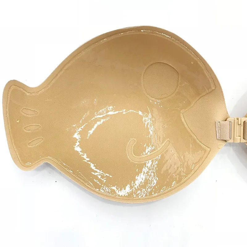 New Style Fish Shaped Silicon Bra Push Up Invisible Bra For Wedding