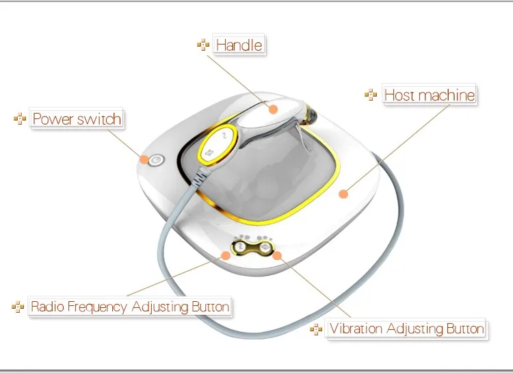 Hot Sale Golden Eyes Portable Mini RF Eye Care Machine for Beauty Salon and Home Use