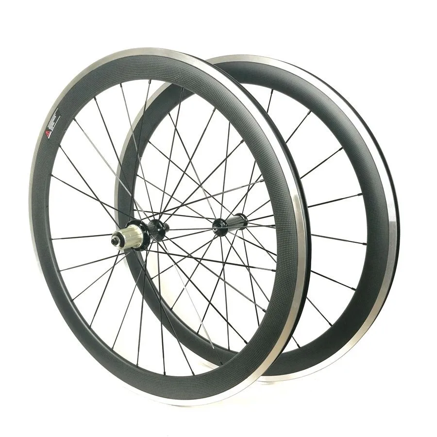 Synergy Straight Pull Carbon Road Bike Wheels 50mm Clincher Alloy ...