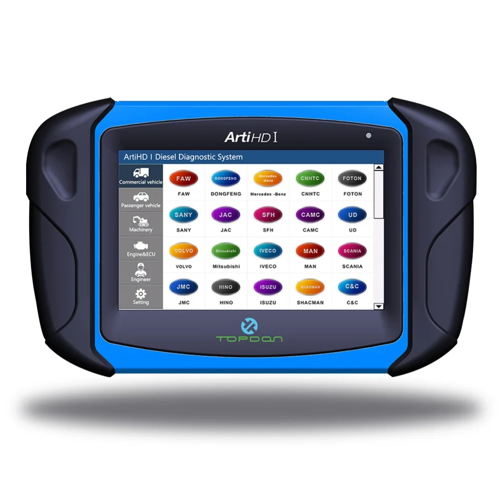Multi Vehicle Truck Scanner 12v 24v Heavy Duty Topdon Arti Hd I
