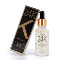 

BELLEZON Organic Hyaluronic Acid Whitening Gold serum 24k Gold Collagen Face Serum Cosmetics Beauty