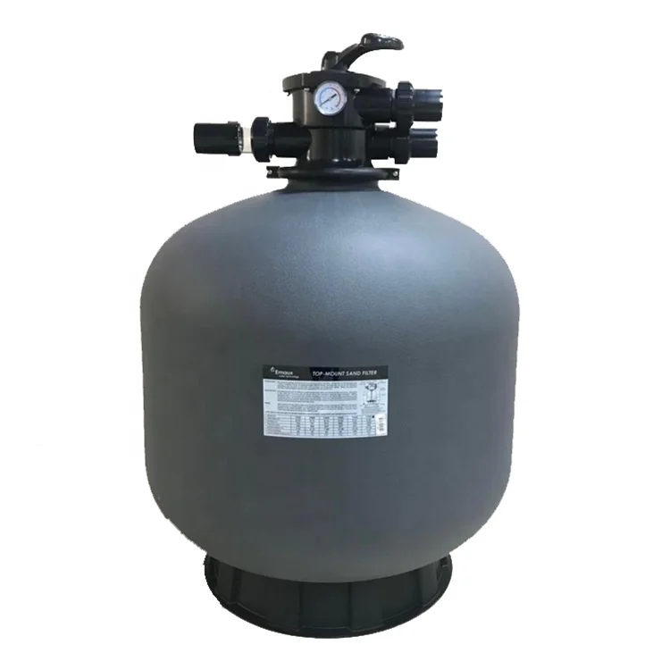 

Emaux swimming pool equipment P series sand filter top mount filter, Grey