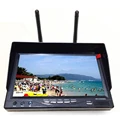 LCD5802 FPV Monitor 5 8ghz 800x480 Tft Lcd Monitor Diversity Receiver 7 Inch Built in battery