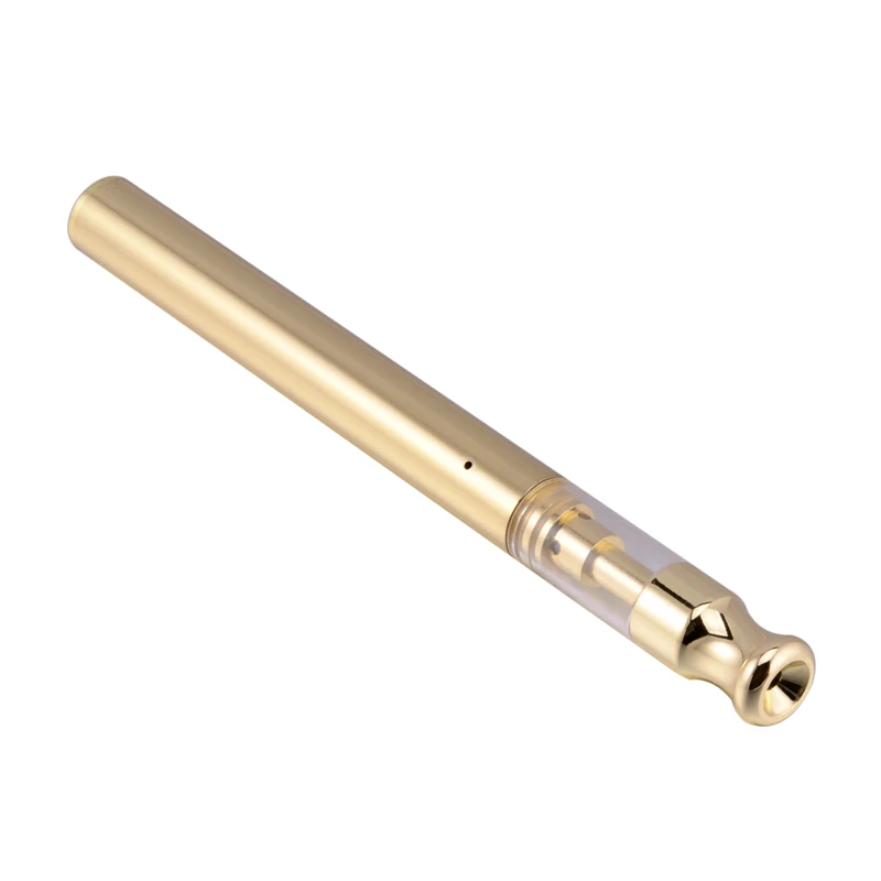 

no leak bottom usb port golden silver cbd oil vape pen cbd disposable electronic cigarette vaporizer, Gold/silver
