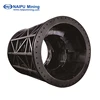 Pre-classifying reverse spairal trommel for SAG mills and ball mills
