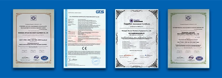 Certificates