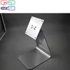 Metal aluminum alloy silver color bracket with VESA holes