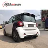 Smart 453 to B style body kit for Smart 453 front bumper carbon finber diffuser and exhaust system