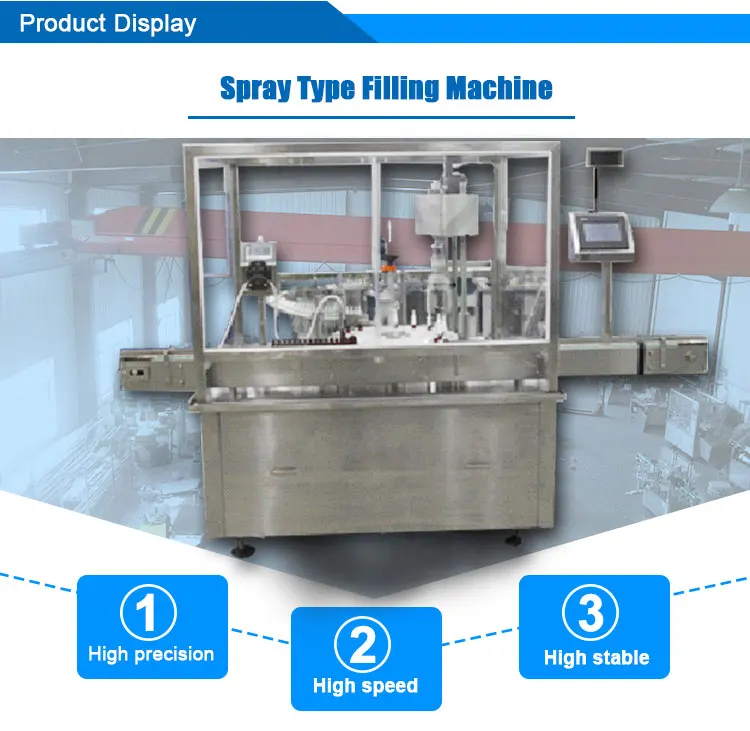 Spray type filling machine2