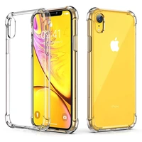 

transparent protective soft tpu case for iphone xr case clear