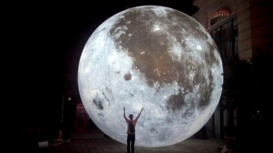 inflatable moon ball