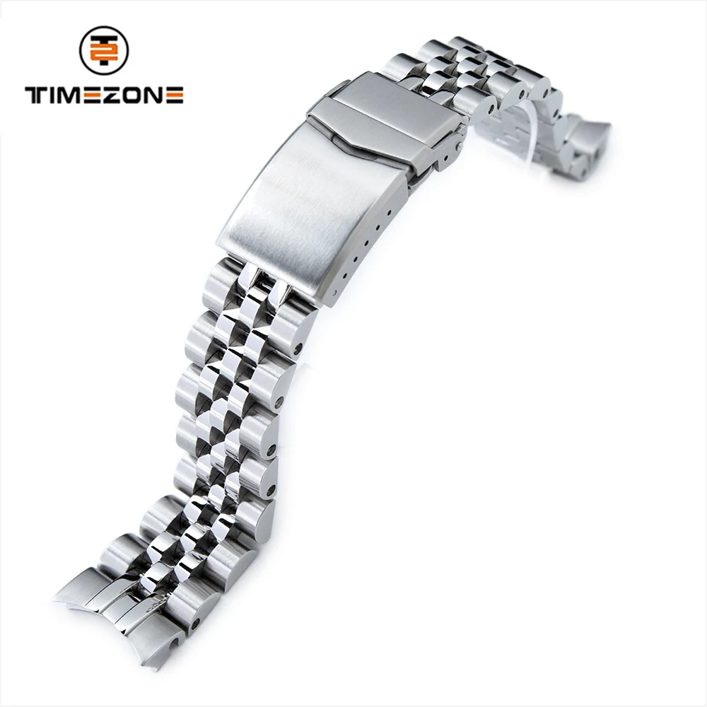 

20mm Brushed V Clasp 316L Stainless Steel Watch Bracelet for Alpinist, Any pantone color available