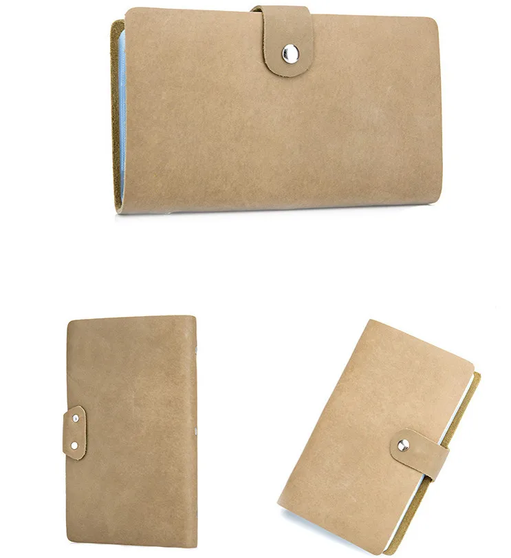 中性皮革办公名片夹塑料卡文件夹 id 商业索引卡持有人